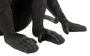 Lampada da Tavolo Monkey Seduta Nero 33x33x32 cm in Resina Nero e Oro      