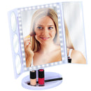Specchio Cosmetico per Trucco Specchietto Makeup con 36 Luci Led Richiudibile Grundig