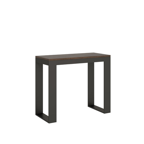 sconto Consolle Allungabile 90-196x40x77 cm in Nobilitato Marrone