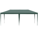 Gazebo da Giardino 585x295x255 cm con Pareti Rimovibili e Finestre Trasparenti Verde   