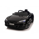 Macchina Elettrica per Bambini 12V Licenza Ufficiale Audi RS E-Tron GT con Telecomando Nero