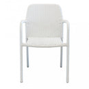 Poltrona Azore 56x59x82 h cm in Wicker Bianco