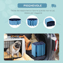 Piscina per Animali Domestici in Plastica Bordo Stabile 120x30 cm Blu 
