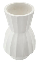 Vaso Glint Ø24x41 cm in Mgo Bianco      