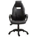 Sedia da Gaming Ergonomica Girevole Nero Altezza Regolabile 
