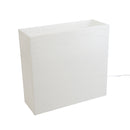 Vaso Luminoso da Esterno 79x74,7x29,1 cm In Polietilene Elegnace Led Bianco Freddo