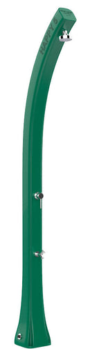 Doccia Solare da Giardino 28L Miscelatore e Lavapiedi Arkema Happy Five Verde Scuro