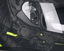 Casco Integrale per Scooter Visiera Lunga CGM Tampere Indian 316S Giallo Fluo Opaco Varie Misure
