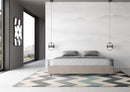 Letto Matrimoniale Extra Large Azelia Sabbia Varie Misure
