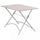 Tavolo Bristol 110x70x72 h cm in Acciaio Tortora