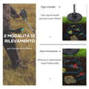 Metal Detector Impermeabile con Sistema di Discriminazione e Attacco per Cuffia 