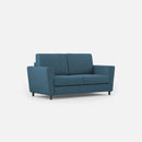 Divano 2 Posti 172x85x85 cm Yasel in Tessuto Avio