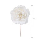 Set 12 Pick Peonia con Glitter 16 cm Crema