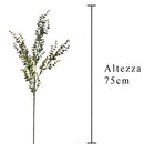 Set 9 Rami di Eucalyptus Artificiale Altezza 75 cm Verde