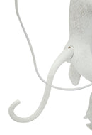 Lampada da Muro Monkey Bianca 32x32x64 cm in Resina Bianco      