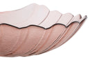 Svuota Tasche Shell Rosa Ø32x10 cm Vetro