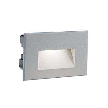 prezzo Lampada Segna Passo Rettangolare da Incasso a Parete a LED 3W 4000K Sovil Alluminio