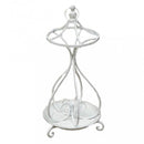 Portaombrelli Annie 29x68 h cm in Acciaio Bianco
