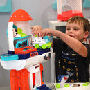 Playset Razzo Stazione Spaziale Giocattolo per Bambini Smontabile con Accessori      