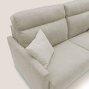 Divano Letto 2 Posti 156x102x97 cm in Tessuto Beige