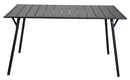 Tavolo da Giardino Pieghevole 140x80x74 cm in Ferro Rovigo Antracite