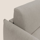 Divano Letto 2 Posti 175x95x96 cm in Tessuto Beige