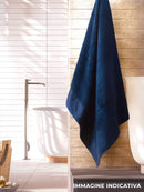 Telo Spugna Asciugamano 60x110 cm con Balza in Raso Garrini Hope Rosa