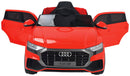 Macchina Elettrica per Bambini 12V Mp4 con Licenza Audi Q8 Rossa