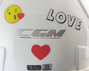 Casco Demi-Jet per Bambini Visiera Lunga CGM Magic Smile 205S Rosa Opaco Varie Misure