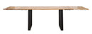 Tavolo da Pranzo Edge All 180-280x90x77 cm in Mango e Ferro      