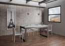 Tavolo Allungabile 180-284x90x80 cm Tecno Evolution Bianco Frassino