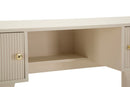 Toeletta Shy 110x40x80 cm in Pino e MDF e Ferro      