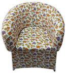 Poltrona Imbottita 65x65x75 cm in Tessuto Renier Tun
