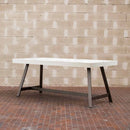 Tavolo 180x90x76 cm Achille Fix Bianco Frassino