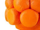 Vaso Orange Ø19x28 cm in Resina Arancione      
