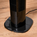 Ventilatore a Torre da Terra 3 Funzioni e 3 Velocità con Telecomando Oscillante 70° Nero      