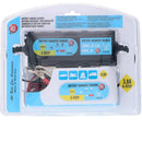 Caricabatterie Mantenitore Batteria Auto Moto Portatile Cavetti 6V 12V All Ride