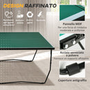 Tavolo da Ping Pong Pieghevole 274x152.5x72 cm con 8 Ruote 2 Racchette Palline e Rete      