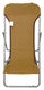 Sedia Sdraio Pieghevole in Acciaio e Textilene Beige