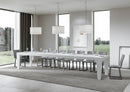 Tavolo Allungabile 130/390x90x77 cm Spimbo Premium Bianco Frassino  