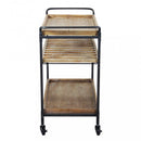 Mobile  Camron 87,3x42,5x77 h cm in Metallo Nero