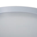 Tavolino da Caffè Rotondo con Cassetto Moderno Grigio Ø38x45 cm 
