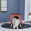 Cuccia Rialzata per Gatti e Cani 35x35x39,5 cm  Rosa Antico