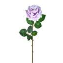 Set 4 Rose Artificiali Aperta Altezza 79 cm 