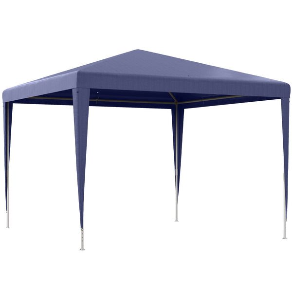 Gazebo da Giardino 293x293x252H cm Pieghevole e Portatile con Copertura Anti UV Blu acquista