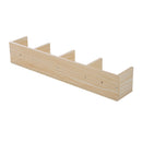 Mensola Scaffale Libreria Porta CD in Legno 95x17x16.5 cm 