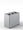 Pattumiera a 3 Scomparti Totale 24 L 48,5x25,5x39 cm con Contenitori Interni in Acciaio Verniciato Grigio