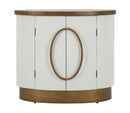 Mobiletto 2 Ante Tolosa 79x48x67 cm in MDF e Frassino e Ferro      
