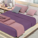 Plaid Misto Cotone 130x180cm Cober Coprice Viola