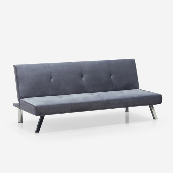 Divano Letto Clic Clac 171x75x73 cm in Tessuto Grigio Scuro online